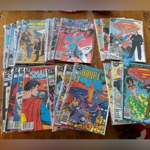 Lot of 22 DC Comics Superman - collection 1985-1988 5 mini series (complete)
